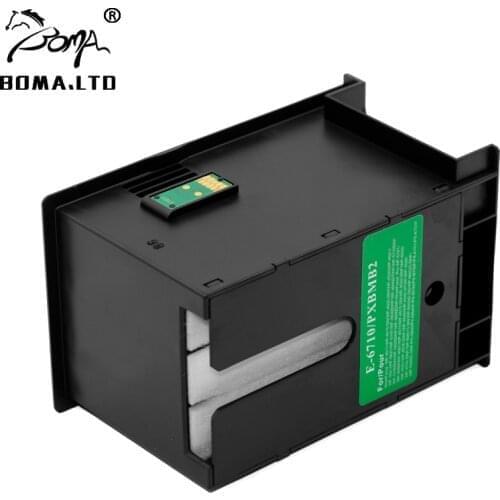 T6710 Resetter Ink Maintenance Box Waste Ink Tank For Epson Workforce WF-M5190 WF-R5190 WF-R5690 WF-M5690 WF-5694 WF-R4640