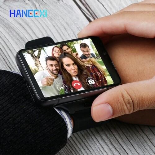 Hot sales 4G video chat talking Smart Watch Phone gps wifi Android 9.0 Heart Rate 1300MP Dual camera mp3 mp4 Smartwatch pk dm100