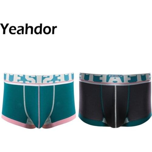 Мужские хлопковые трусы Yeahdor China At AliExpress