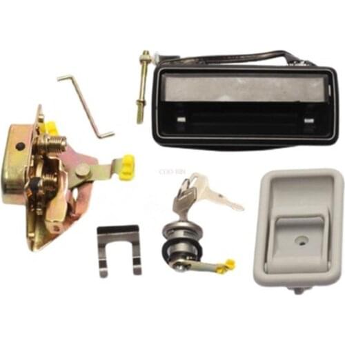 Excavator accessories For KUBOTA 155/161/185 cab door lock assembly outside handle outside handle iron