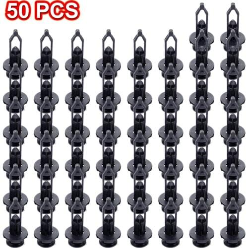 50pcs Car Fastener Bumper Door Panel Fender Liner Clips Retainer Fit for Toyota Corolla Rav4 Avensis Auris Hilux Yaris Prius