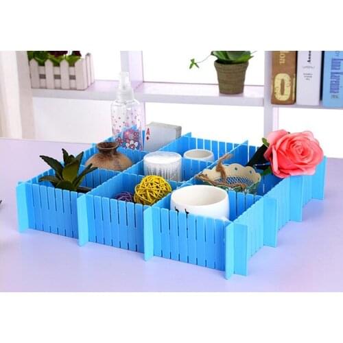 1PC Free Combination Drawer Divider Household Storage Organizer Partition Board Grid Socks Underwear Partition Lattice ND 027