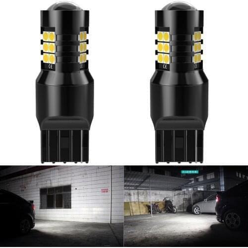 2x W21W T20 Led 7443 7440 Led Red Light Strobe Flash WY21W LED Car Brake Tail Light for BMW E46 E90 E60 F20 E39 F10 240 220 2012