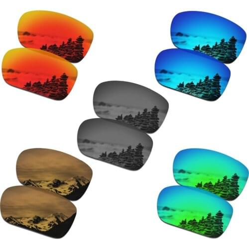 SmartVLT 5 Pairs Polarized Sunglasses Replacement Lenses for TwoFace - 5 Colors
