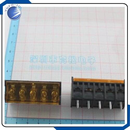 5PCS/LOT 5P HB-9500 with cover fence type / terminal spacing 300V/25A 9.5MM