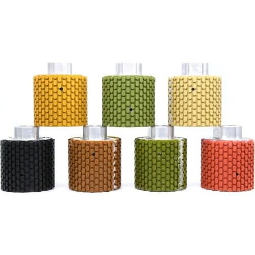 7 Pcs/Set 2" 50mm Diamond Resin Bond Drum Wheel Polishing Grinding Wheel For Countertop Bowl Holes Granite Marble Stone Abrasive