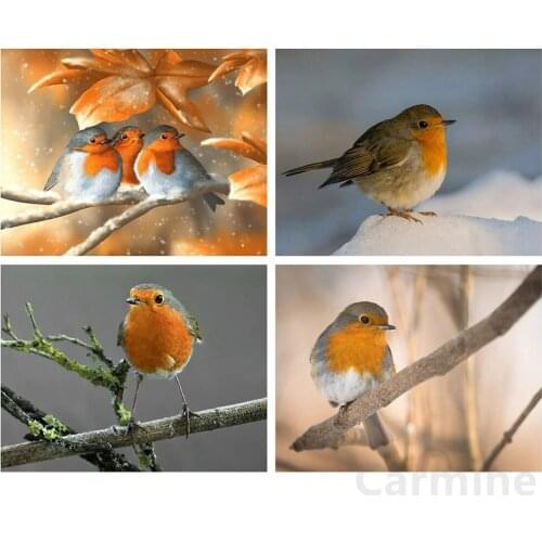 DIY Animal Birds 5D Diamond Painting Cross Stitch Embroidery Rhinestones Picture Full Round&Square Drill Home Decoration Gift