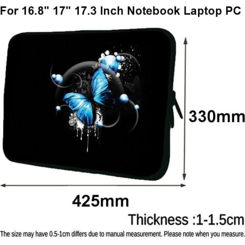 Black Friday Briefcase 17 Inch Notebook Bag For Macbook Asus 17.3 16.8 Laptop Carrying Cover Case Sleeve Soft Protect Shell Bag