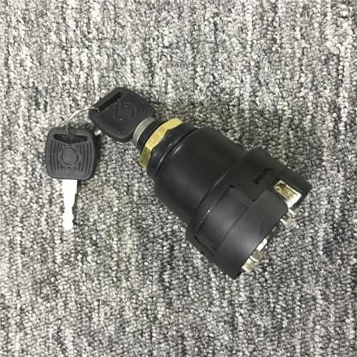 For Yuchai excavator ignition switch YC60/YC85-8/YC135-8/YC210LC-8/YC230LC-8 starting switch YC excavator ignition control LOCK