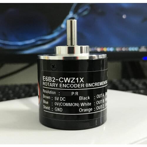 E6B2-CWZ1X Incremental Optical Rotary Encoder Rotary Switch 10P/R To 2000P/R