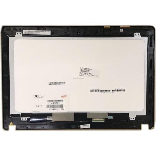 LTN140AT20 LCD Screen Touch Screen Digitizer Glass Assembly Replacement Parts For Asus X450CC Laptop BLACK 5418R FPC-1 Rev 2