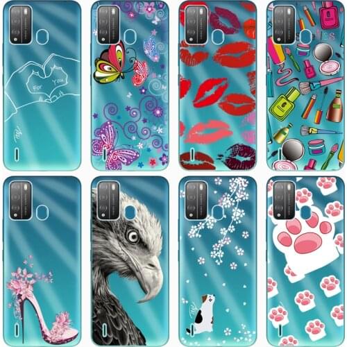 Fashion Soft silicone TPU Back Cover For ITEL VISION 1 PRO Phone Funda Case For ITEL Vision 1 Pro Cute Cartoon Case