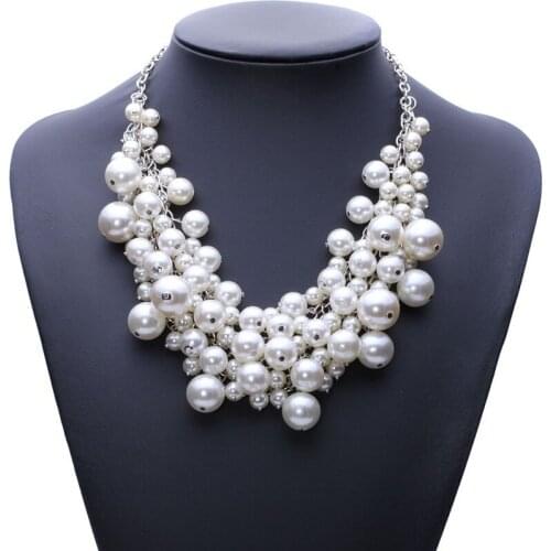 Fashion Necklaces For Women Statement Necklace Chain Pearl Necklace Banquet Wedding For Women Gifts