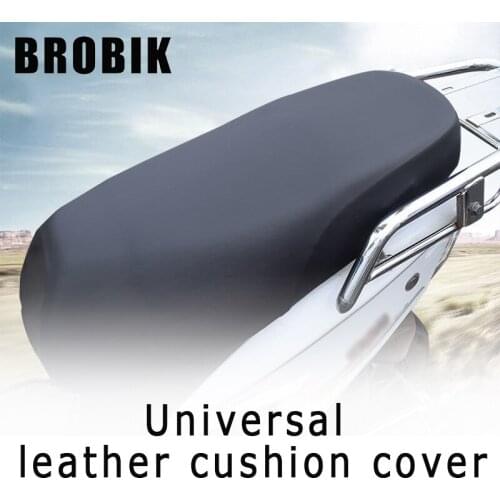 Motorcycle Accessories Leather Seat Cushion Cover Wear-resistant Sunscreen and Waterproof Protector Insulation Cushion Cover