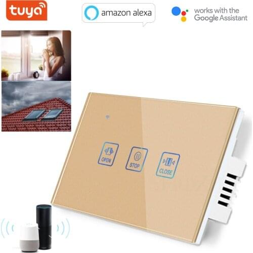 Tuya NEW Switch Smart Life WiFi Curtain US Controller for Roller Shutter Blind Motor Smart Home Google Home Alexa Voice Control