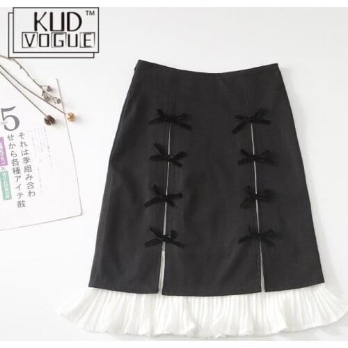 Princess Sweet Lolita Pleated Skirt Spring Summer New Japanese Chiffon Double High Waist Pleated A-line Bow Women Mini Skirt