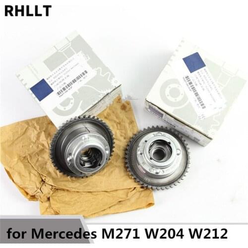 2PCS RHLLT Camshaft Exhaust+Intake Adjuster Actuator For MERCEDES W204 C250 SLK250 M271 Timing gear