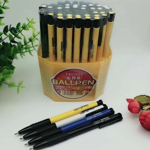 Office School 60 Pieces Black Blue Red Ballpoint Pen