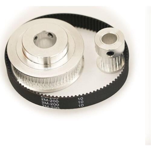 GT2 40 teeth 20 teeth Timing Belt Pulley, Reduction 1:2/2:1, 3D printer accessories, belt width 10mm, Bore 8mm