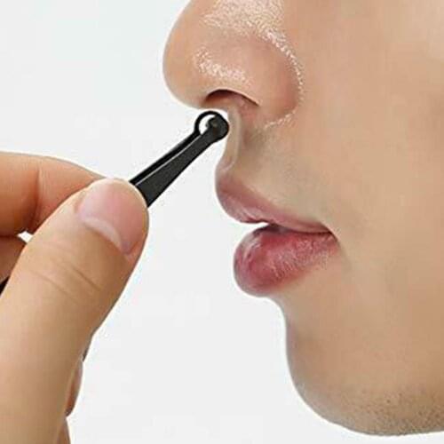 Steel Round Nose Nose Hair Clip Trim Nose And Eyebrow Tweezers Makeup Tool Multi-Function Clip Care Tool