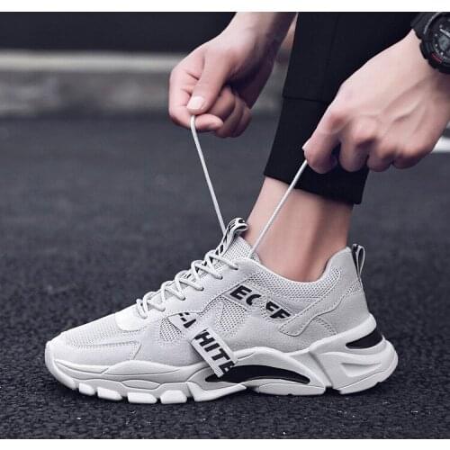 Super Light Mens Casual Shoe Sneakers Outdoor Sport Running Shoes Mens Cushioning Non-slip Mesh Walking Shoes Men Sneaker