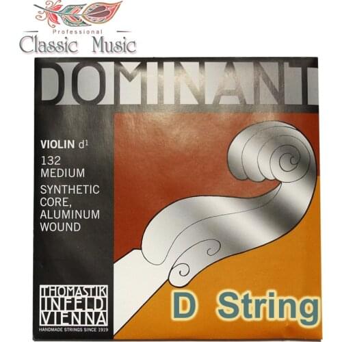 Thomastik Dominant 135B Violin String ,D Sting(132) ,For 4/4 Violin. Made in Austria. Free shipping