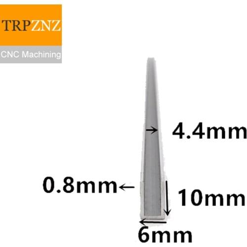 U-shape Aluminum, 6mm x 10mm x 0.8mm,Outer width 6mm, length 50cm,aluminum alloy glass covered edge strip