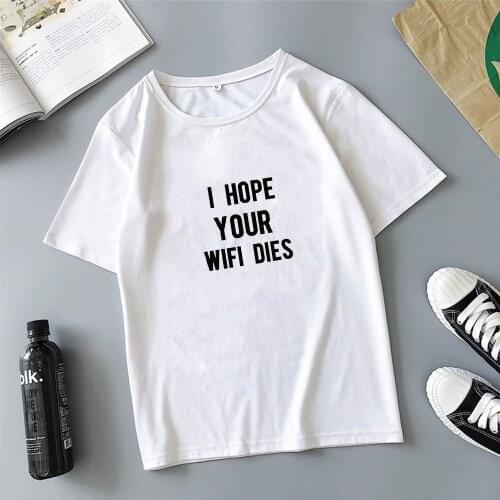 Ulzzang Harajuku Women Tshirt Letter Print Funny Casual Summer Femme Hipster T-Shirt for Women Short Sleeve Oversized Tees