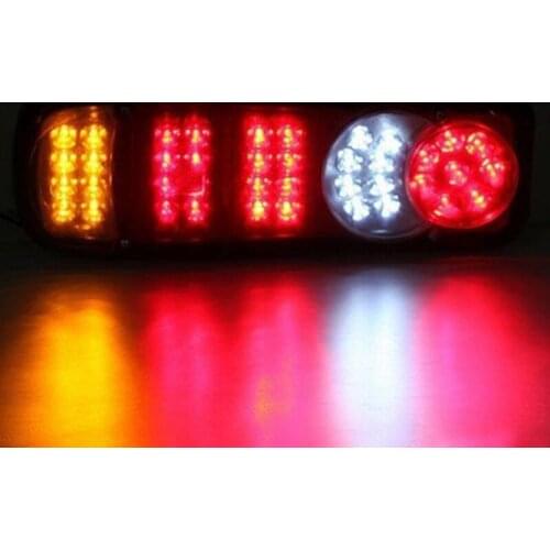 12V 40LED Car Truck LED Rear Tail Light Warning Lights Rear Lamp for Trailer Caravans UTE Campers ATV Boats