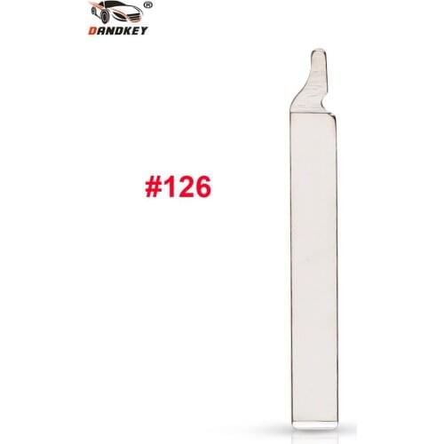 Dandkey #126 Blank Uncut Key Blade For 2015 Chevrolet Cruze Buick Excelle Regal Flip Remote Key Blade