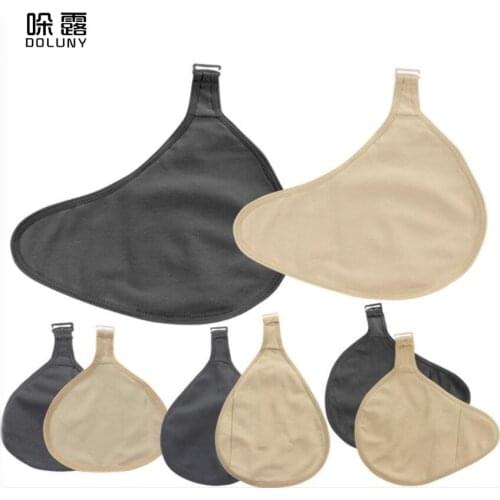 1PC Cotton Protective Cover has Hook Breathable Lightweight Silicone Breast Breast Form Protection Case D30
