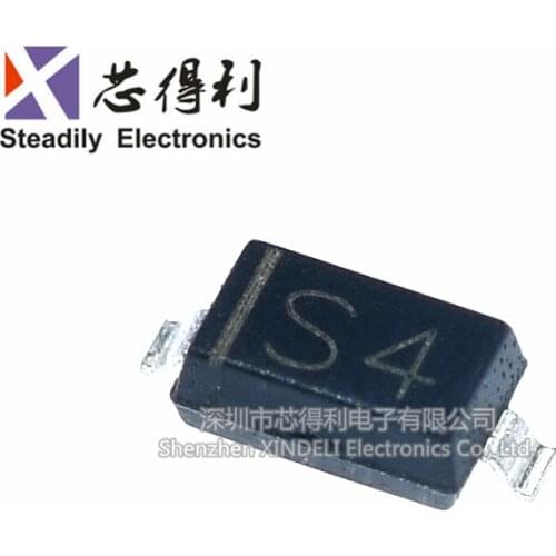 10pcs/lot New Schottky Diode 1n5819hw-7-f Package Sod-123 Silk Screen S4