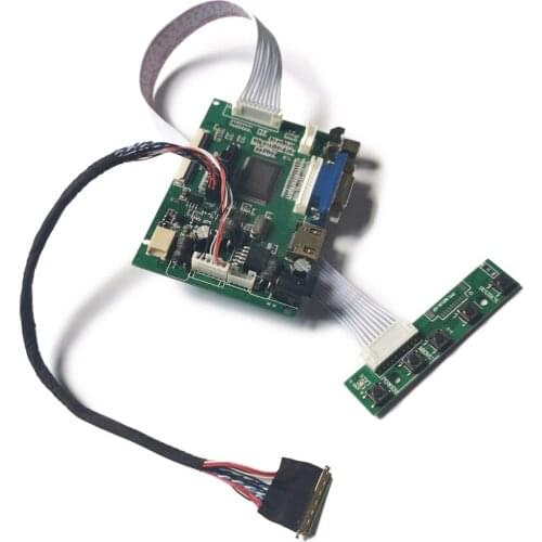 1366*768 LVDS LCD monitor controller drive board DIY kit for LP156WHA/LP156WHB/LP156WHU 40 Pin 60Hz WLED matrix VGA AV