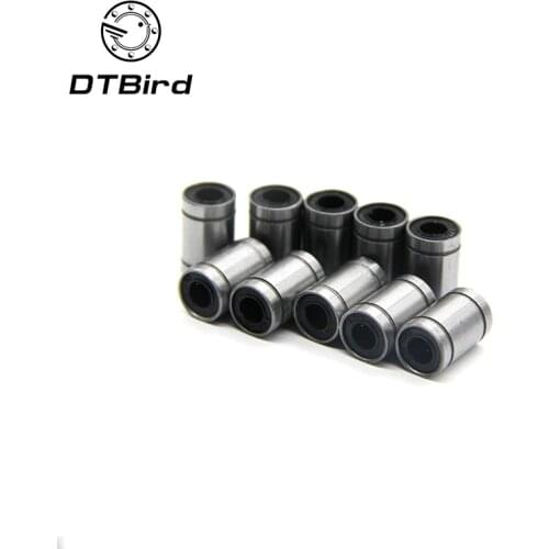 4pcs/lot LM8UU LM10UU LM16UU LM6UU LM12UU LM3UU Linear Bushing 8mm CNC Linear Bearings For Rods Liner Rail Linear Shaft Parts