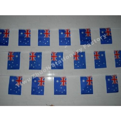 5 Meter Long 21*14CM Australia Banners String Flags Decorative Flag Banner Team Fans Supplies Free Shipping