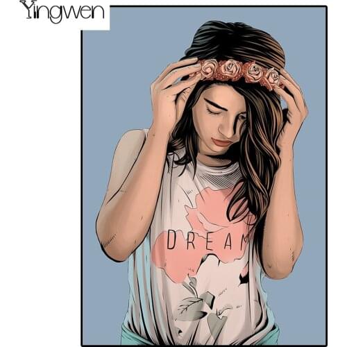 5D DIY Cartoon Diamond Embroidery Handmade Mural Diamond Painting Portrait Gift Wall Art Full Square/Round Home Gift