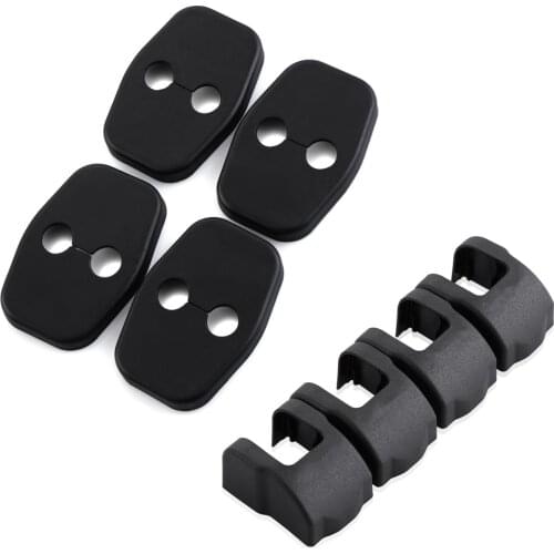 8Pcs/set Car Door Lock Decoration Cover Car Covers Door Stopper Protection Cover For PEUGEOT 3008 GT 2016 2017 2018