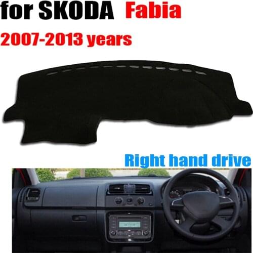 Free shipping!!! Car dashboard cover mat Right hand drive For SKODA FABIA 2007-2013 year