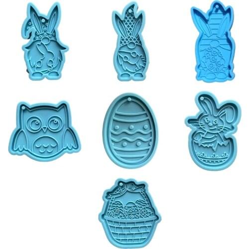 Epoxy Resin Mold Dwarf Rabbit Keychain Pendant Silicone Mould DIY Crafts Jewelry Casting Tool Drop Shipping