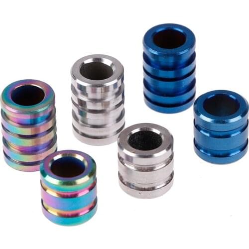 S/L Titanium Alloy Knife Beads Rope Cord EDC Paracord Bead Pendant DIY Metal Charms