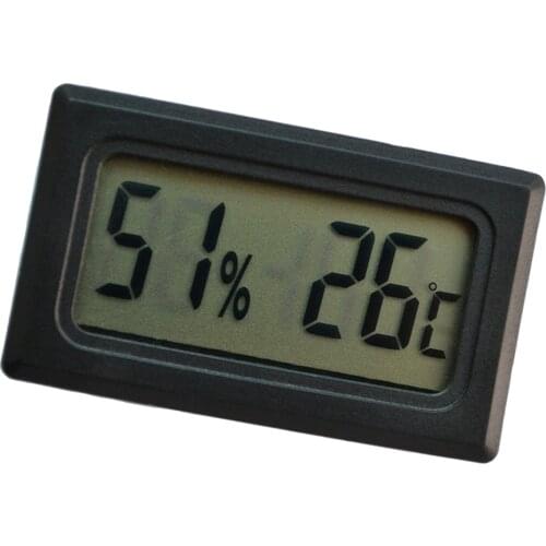 Digital LCD Temperature Humidity Meter Indoor Outdoor Hygrometer Thermometer