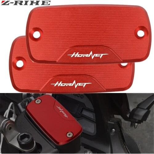 CNC Aluminum Front Fluid Reservoir Cap For Honda Hornet 900 Hornet 600 CB600F CB 600F 1998-2014 Motorcycle brake accessories