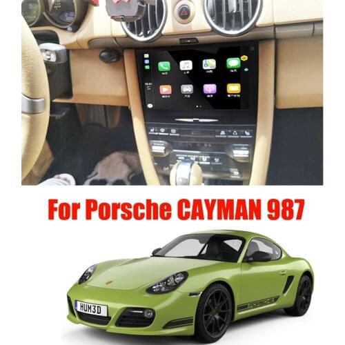 For Porsche CAYMAN 987 Boxster R Car Android Internet Multimedia Navi GPS Audio Stereo CarPlay 360 Bird View Navigation System