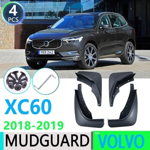 For Volvo XC60 2018~2019 Fender Mudguard Mud Flaps Guard Splash Flap Car Accessories