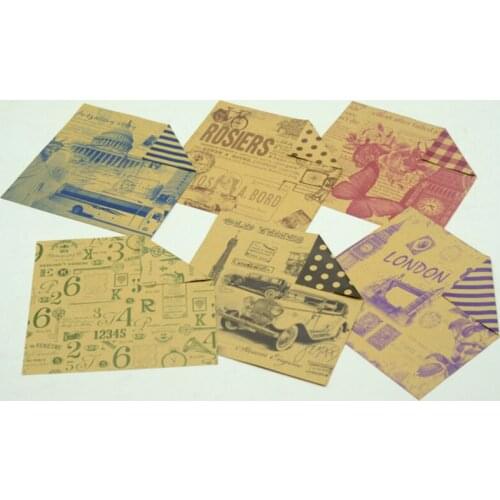 Double-sided Printing Multifunctional 60 Sheets Handmade Origami Decorative Paper 15*15CM Vintage Scrapbooking Decorative Craft