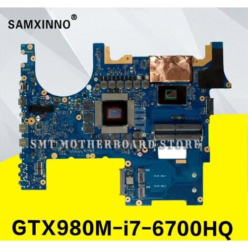 G752VY MB._0M/ I7-6700HQ/AS V4G GTX980M 90NB09V1-R00031 motherboard For Asus ROG G752 G752V Laptop motherboard Mainboard