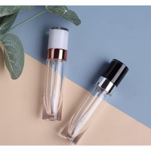 6.4ml round lip gloss tube dispensing bottle lip glaze empty tube Refillable Bottle Mini Sample Vials Make Up DIY Accessories