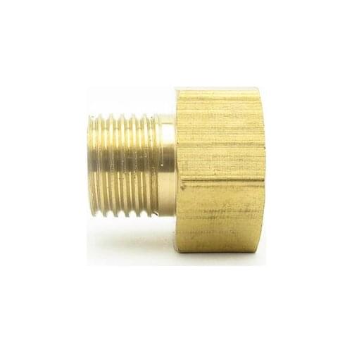 M10 M14 M16 M20 Metric Female To Male Thread Connection Brass Pipe Fitting Adapter Coupler Connector For Fuel Gas Water