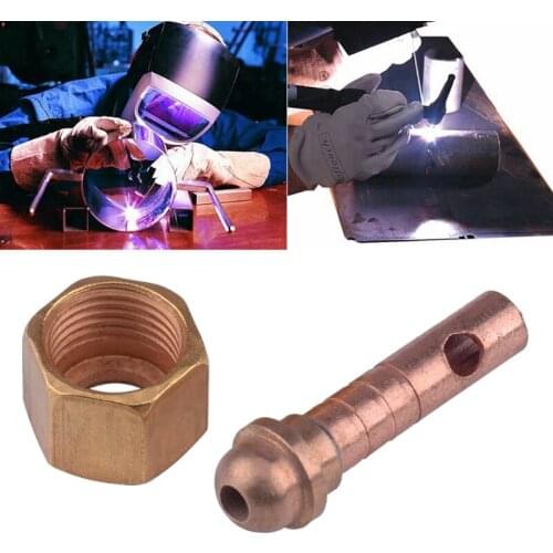 Copper M16x1.5 TIG Welding Plasma Cutting Torch Cable Connector Gas Electric WP-25 WP-24W WP-20 WP-20F WP-20V WP-24WF