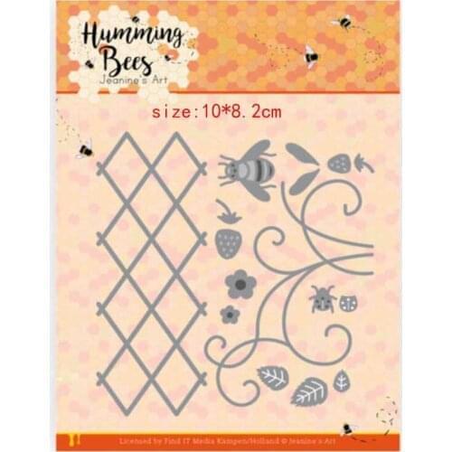 Sirius Fence and bee Metal cutting dies cut die mold card Scrapbook paper craft knife mould blade punch stencils new die